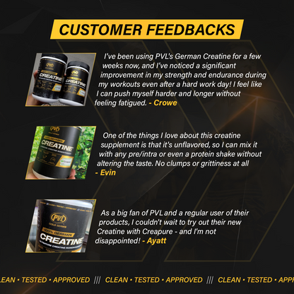 PVL, 100% German Creapure Creatine Monohydrate, 410g - Ultimate Sup Singapore