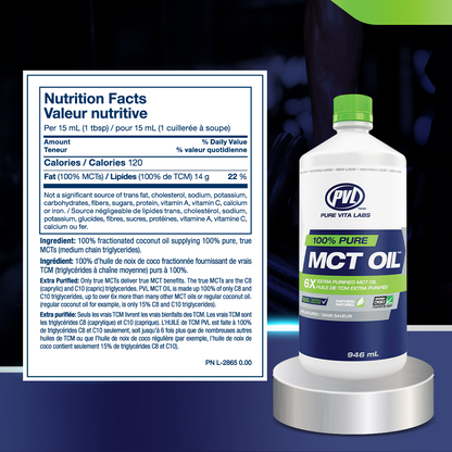 PVL, 100% Pure MCT Oil, 946 ml - Ultimate Sup Singapore
