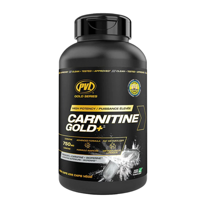 PVL, Carnitine Gold+ L-Carnitine – Fat Burning, 228 Caps - Ultimate Sup Singapore