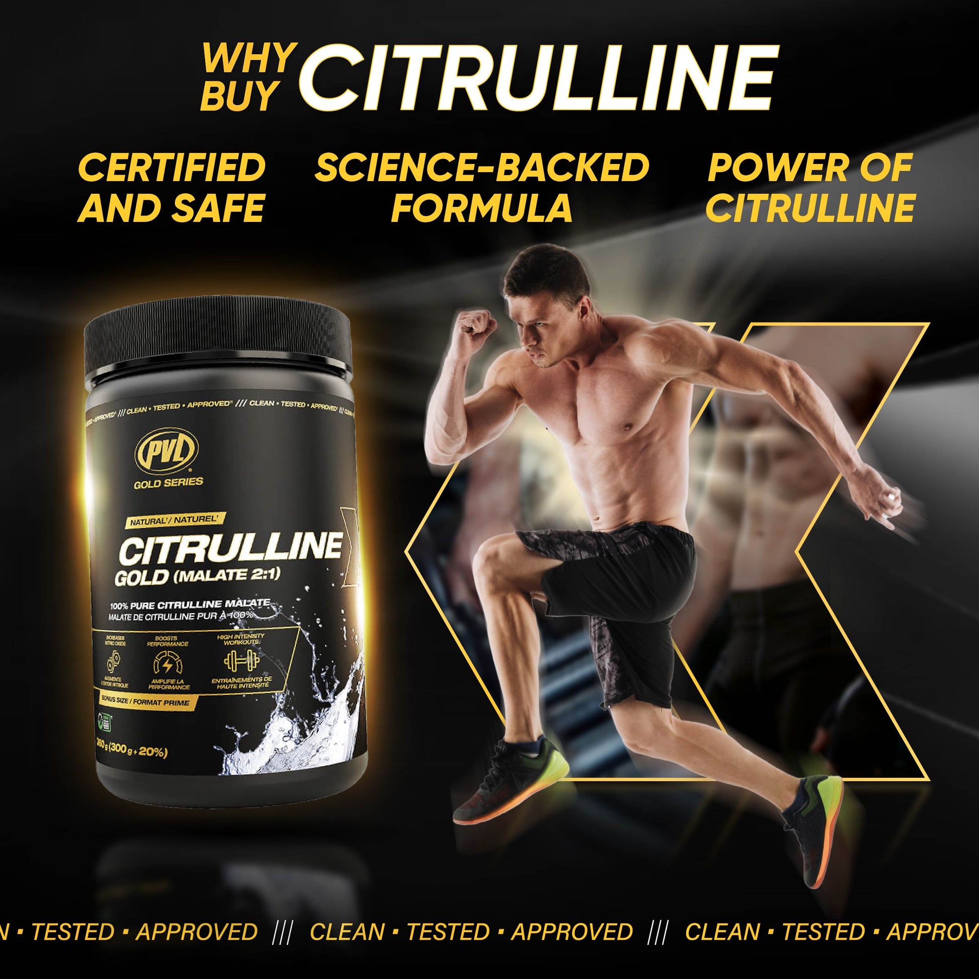 PVL, Citrulline Malate 2:1 – Vascular Function, 360g - Ultimate Sup Singapore