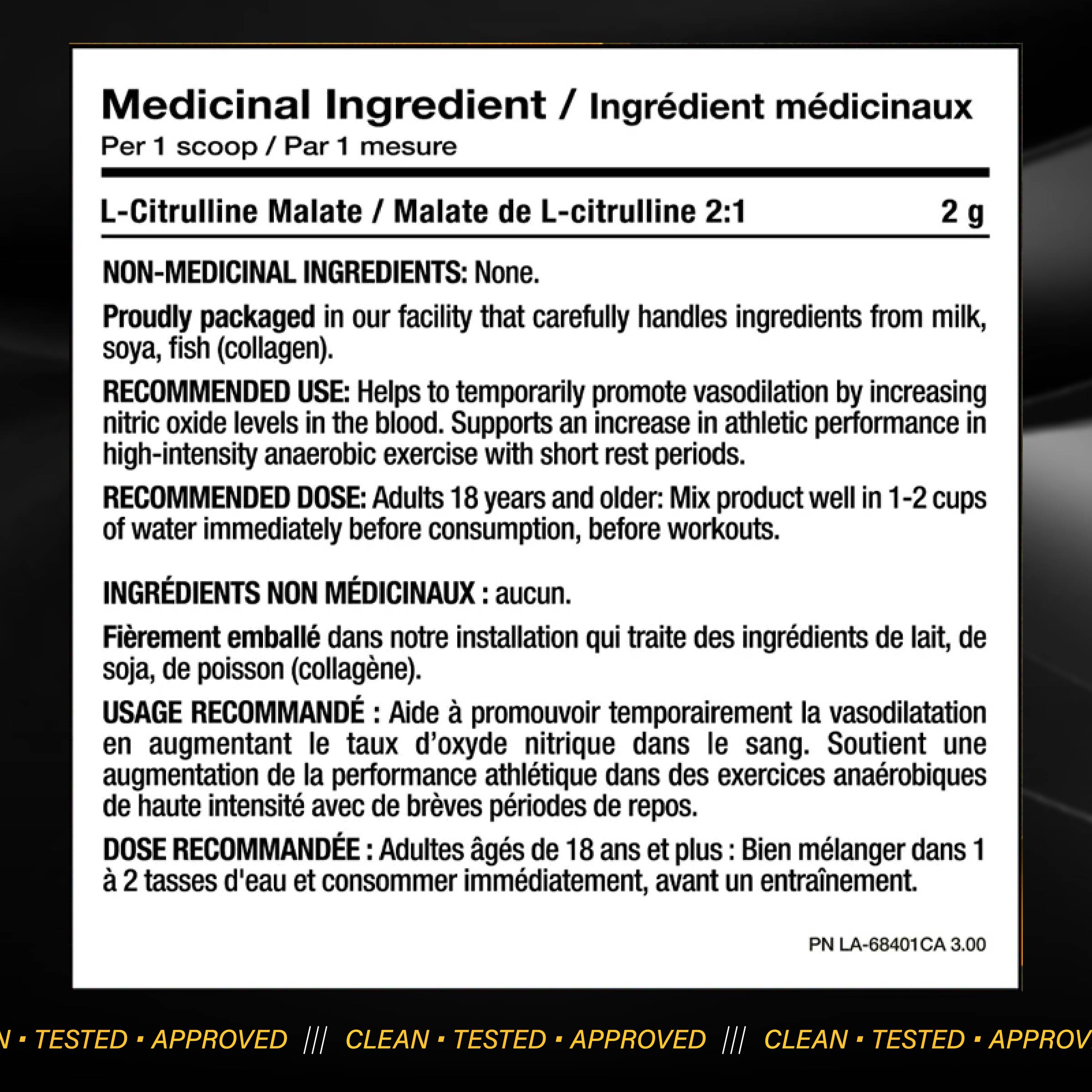 PVL, Citrulline Malate 2:1 – Vascular Function, 360g - Ultimate Sup Singapore