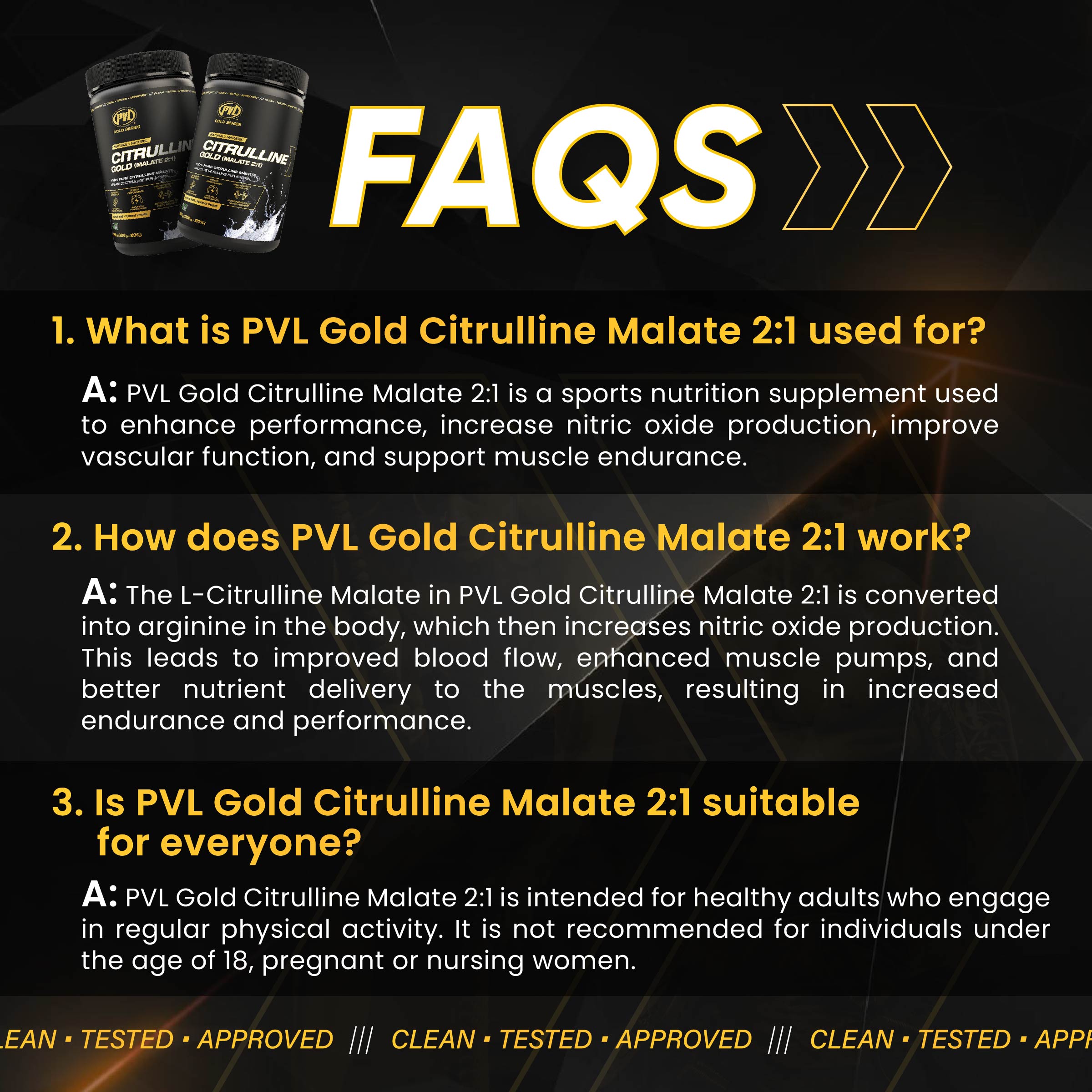 PVL, Citrulline Malate 2:1 – Vascular Function, 360g - Ultimate Sup Singapore