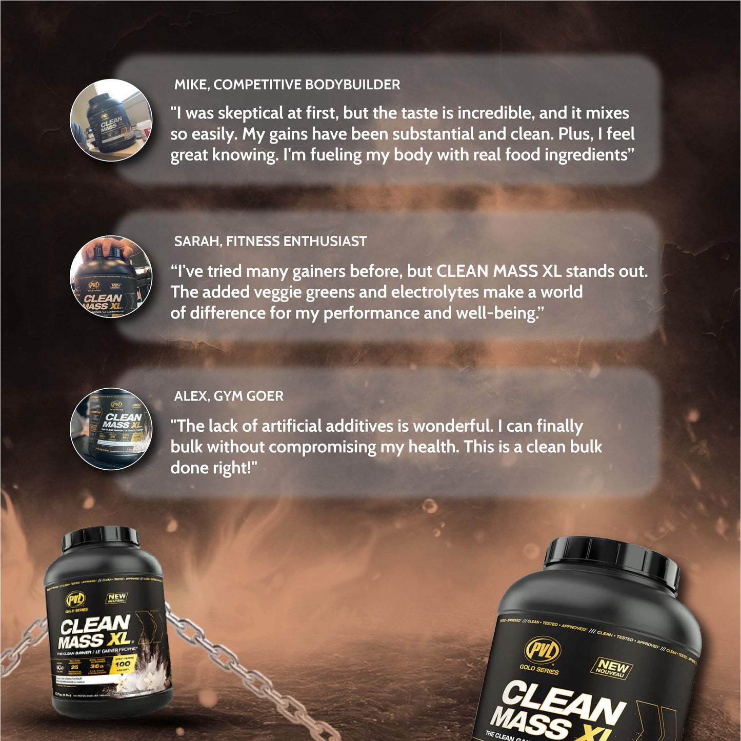 PVL, Clean Mass XL Protein Powder, 5-10 lbs (2.3-4.5 kg) - Ultimate Sup Singapore