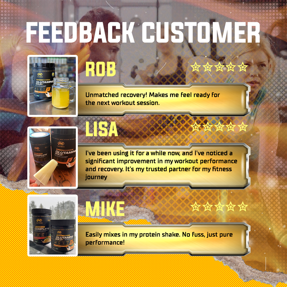 PVL, Glutamine Gold+, 1100g - Ultimate Sup Singapore