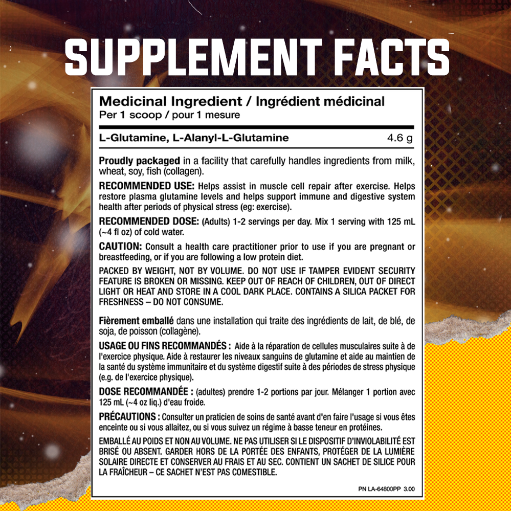 PVL, Glutamine Gold+, 1100g - Ultimate Sup Singapore