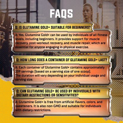PVL, Glutamine Gold+, 1100g - Ultimate Sup Singapore