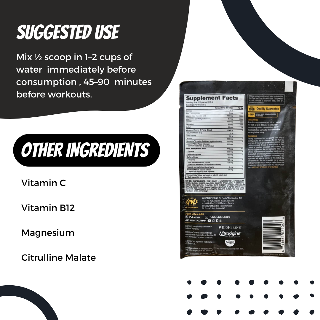 PVL Gold Series, Domin8, 26g Packet - Ultimate Sup Singapore