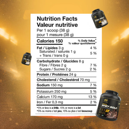 PVL Gold Series, Gold Whey Protein Powder, 6 lb (2.72 kg) - Ultimate Sup Singapore