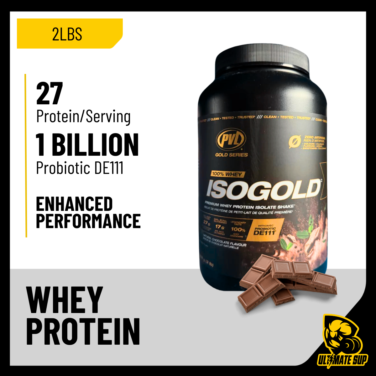 PVL Gold Series, Iso Gold - Whey Protein Isolate, 0,72 - 2 lbs - Ultimate Sup Singapore