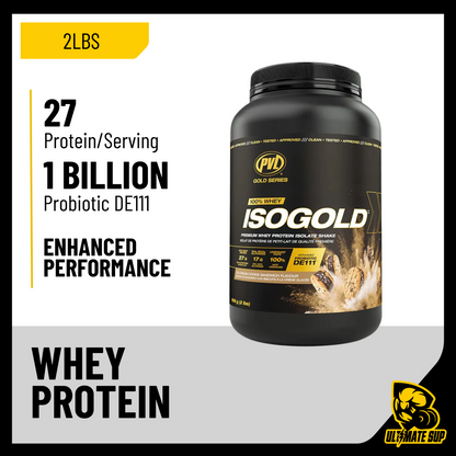 PVL Gold Series, Iso Gold - Whey Protein Isolate, 0,72 - 2 lbs - Ultimate Sup Singapore