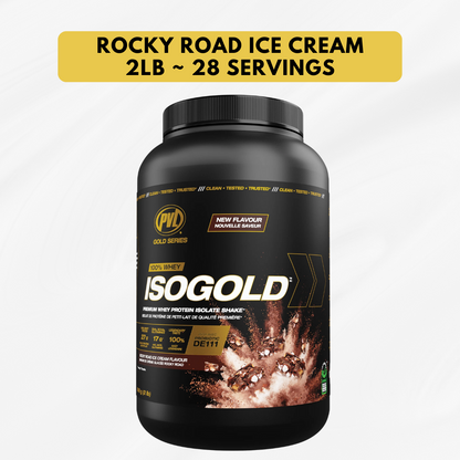 PVL Gold Series, Iso Gold - Whey Protein Isolate, 2-5 lbs - Ultimate Sup Singapore