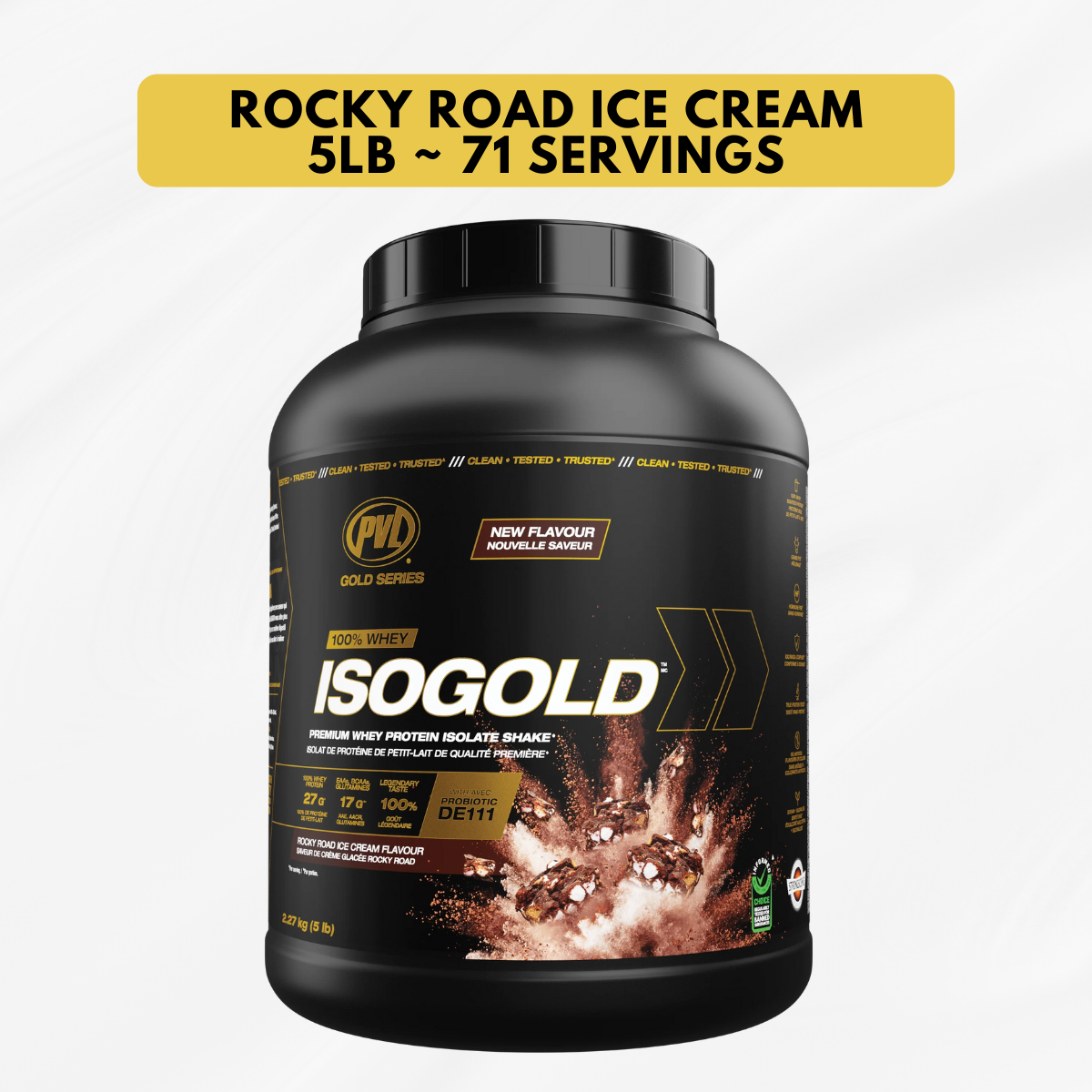 PVL Gold Series, Iso Gold - Whey Protein Isolate, 2-5 lbs - Ultimate Sup Singapore
