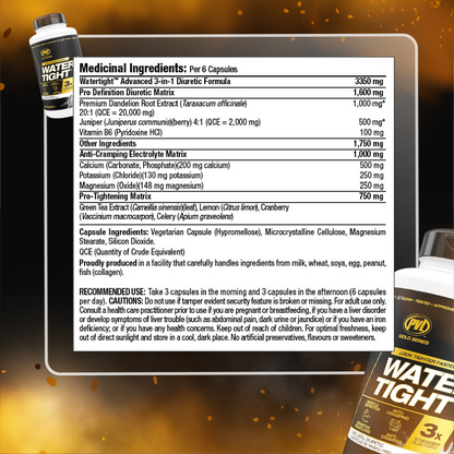 PVL Gold Series, Pro Level Diuretic, 90 Capsules - Ultimate Sup Singapore