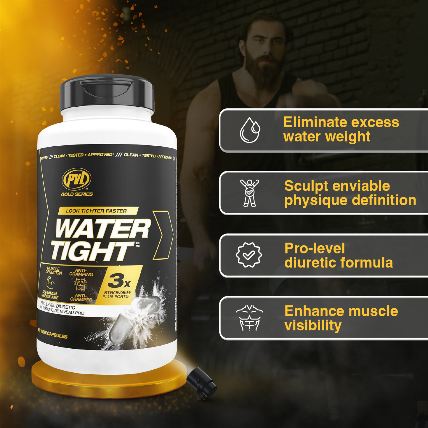 PVL Gold Series, Pro Level Diuretic, 90 Capsules - Ultimate Sup Singapore