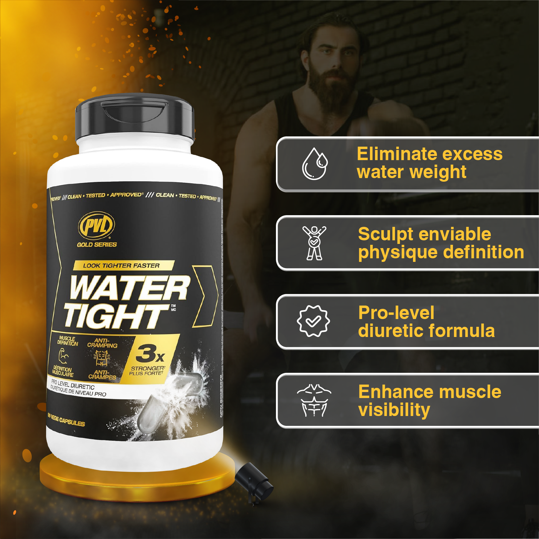 PVL Gold Series, Pro Level Diuretic, 90 Capsules - Ultimate Sup Singapore