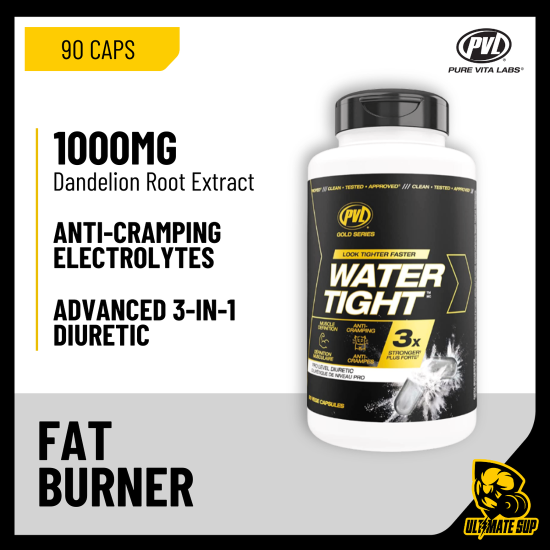 PVL Gold Series, Pro Level Diuretic, 90 Capsules - Ultimate Sup Singapore