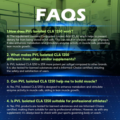 PVL, Isolated CLA 1250 – Fat Burner, 180 Softgels - Ultimate Sup Singapore