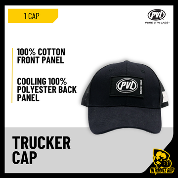 PVL, Patched Athletes Trucker Cap, 1 Pcs - Ultimate Sup Singapore