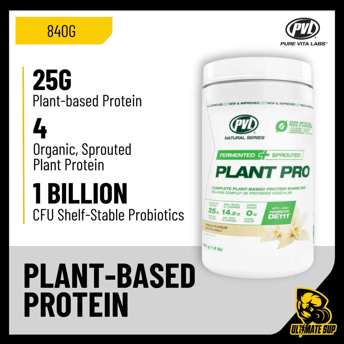PVL, Plant Pro – Muscle Growth, 840g - Ultimate Sup Singapore