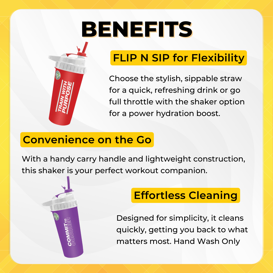 PVL, Typhoon Flip-N-Sip Shaker Water Bottle, 800 ml - Ultimate Sup Singapore