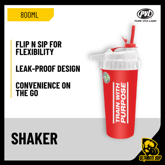 PVL, Typhoon Flip-N-Sip Shaker Water Bottle, 800 ml - Ultimate Sup Singapore