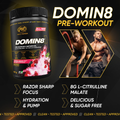 PVL Gold Series Domin8, Pre Workout, 520g - Ultimate Sup Singapore