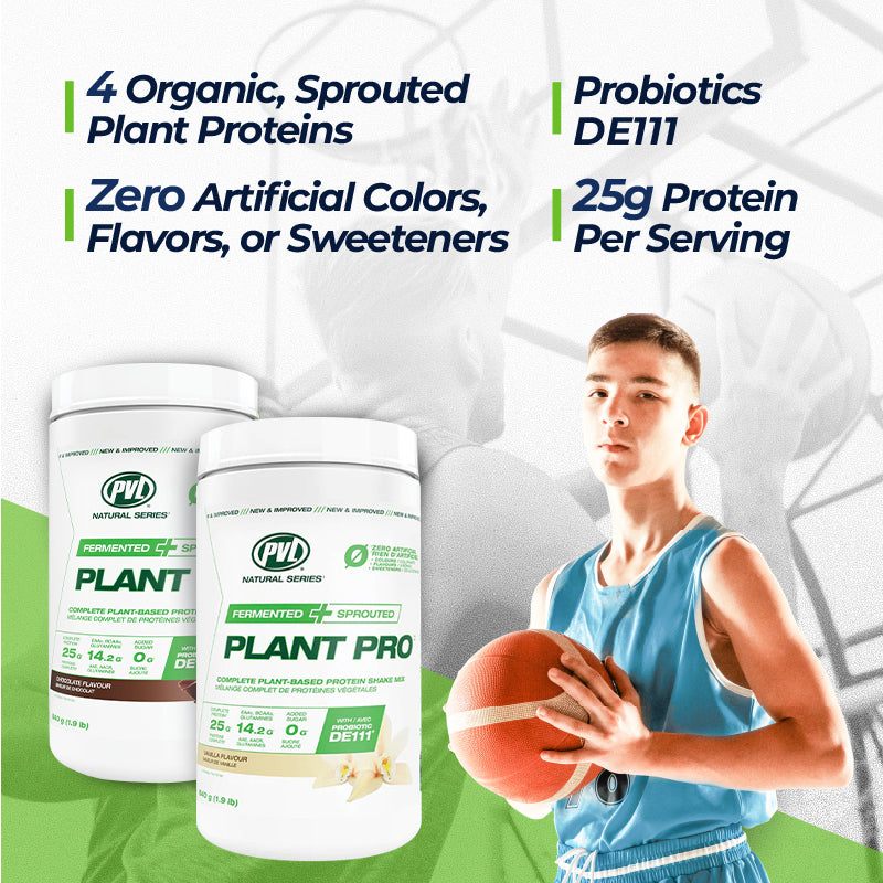 PVL, Plant Pro, Plant Based Protein Powder for Muscle Growth, Complete Amino Acid, Gluten Free, 840g (29.6oz) - Ultimate Sup Singapore