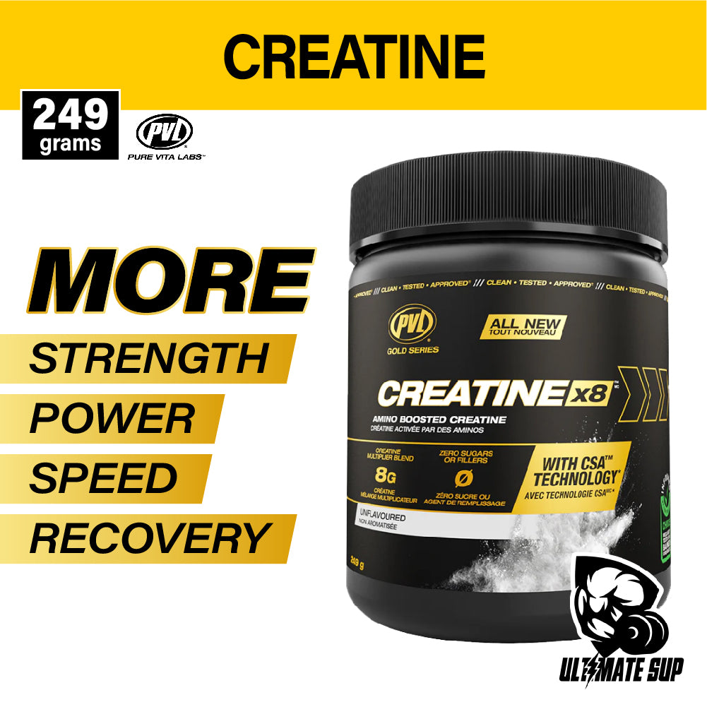 PVL Gold Series Creatine X8, 249g