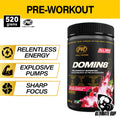 PVL Gold Series Domin8, Pre Workout, 520g - Ultimate Sup Singapore