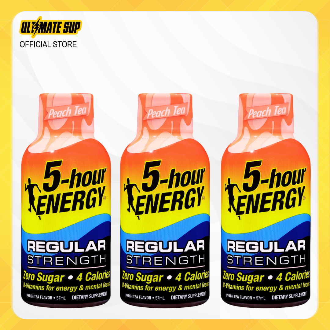 5-Hour Energy, Energy Shot, 200mg Caffeine, Pre-workout, Sugar free, Energy boost, 1.93 fl oz, 57ml - Ultimate Sup Singapore