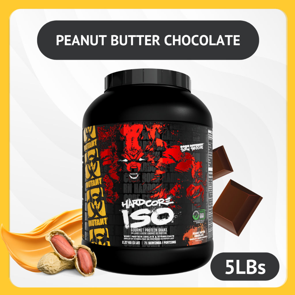 Mutant, Hardcore Iso - Whey Isolate, 1.6-5 lbs