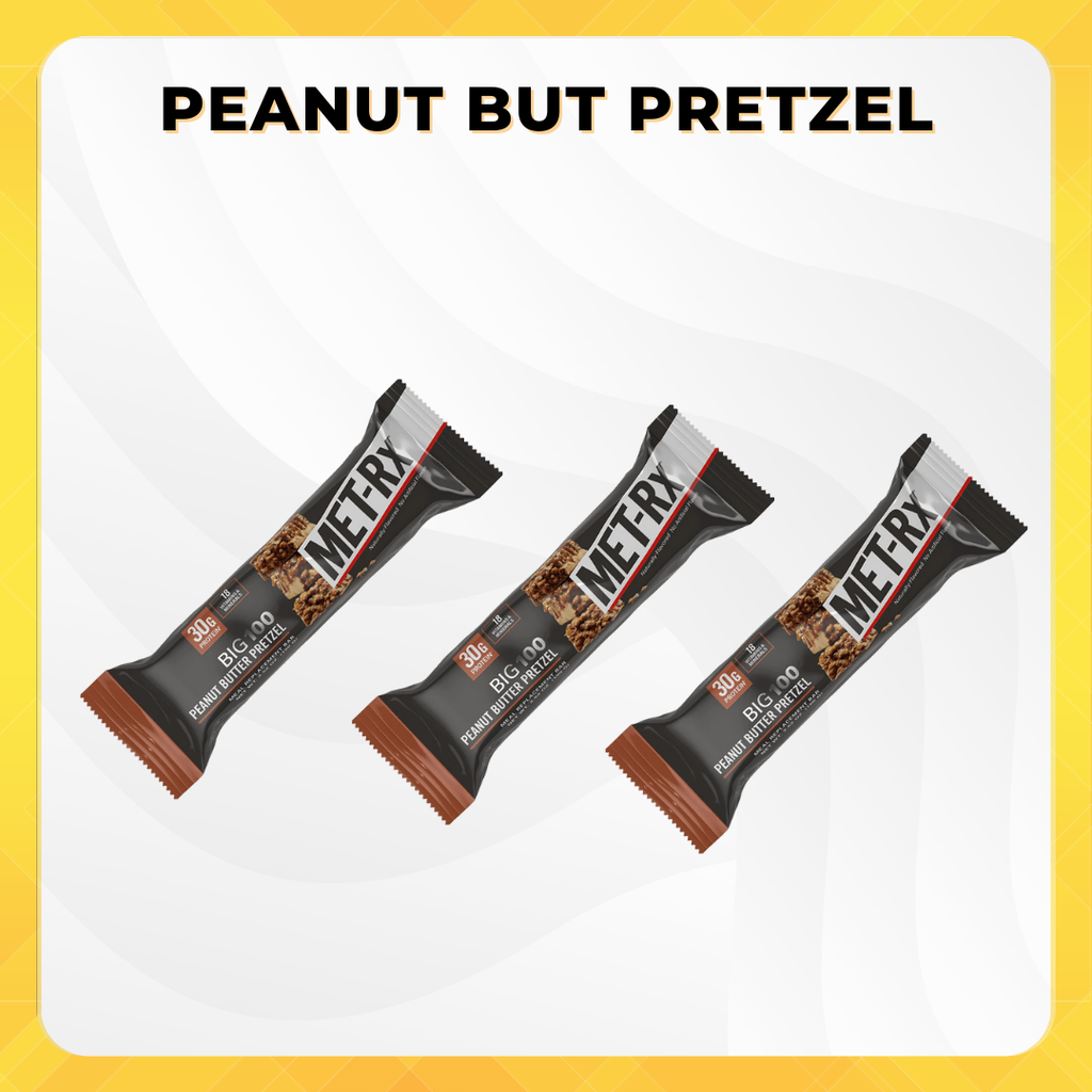 MET-Rx Big 100 Protein Bar Peanut but pretzel 3