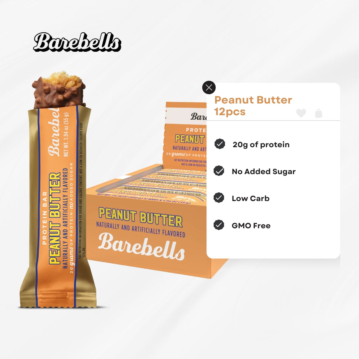 Barebells, Protein Bar, 12 Bars