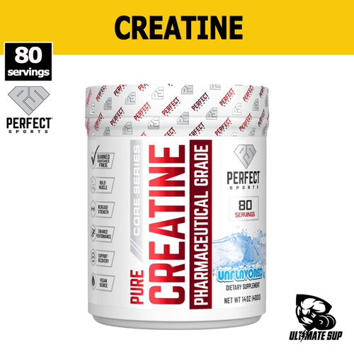 Perfect Sports, Creatine Vegan-Source, 80 Sers (400g) - Ultimate Sup Singapore