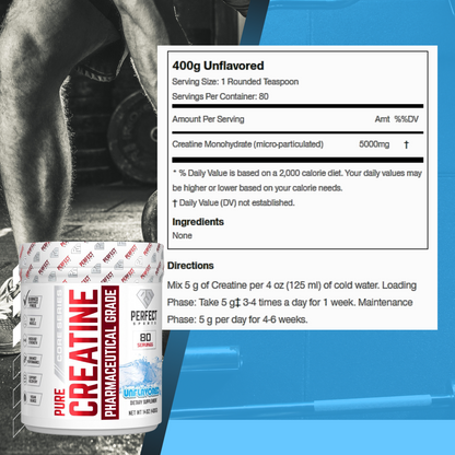 Perfect Sports, Creatine Vegan-Source, 80 Sers (400g) - Ultimate Sup Singapore
