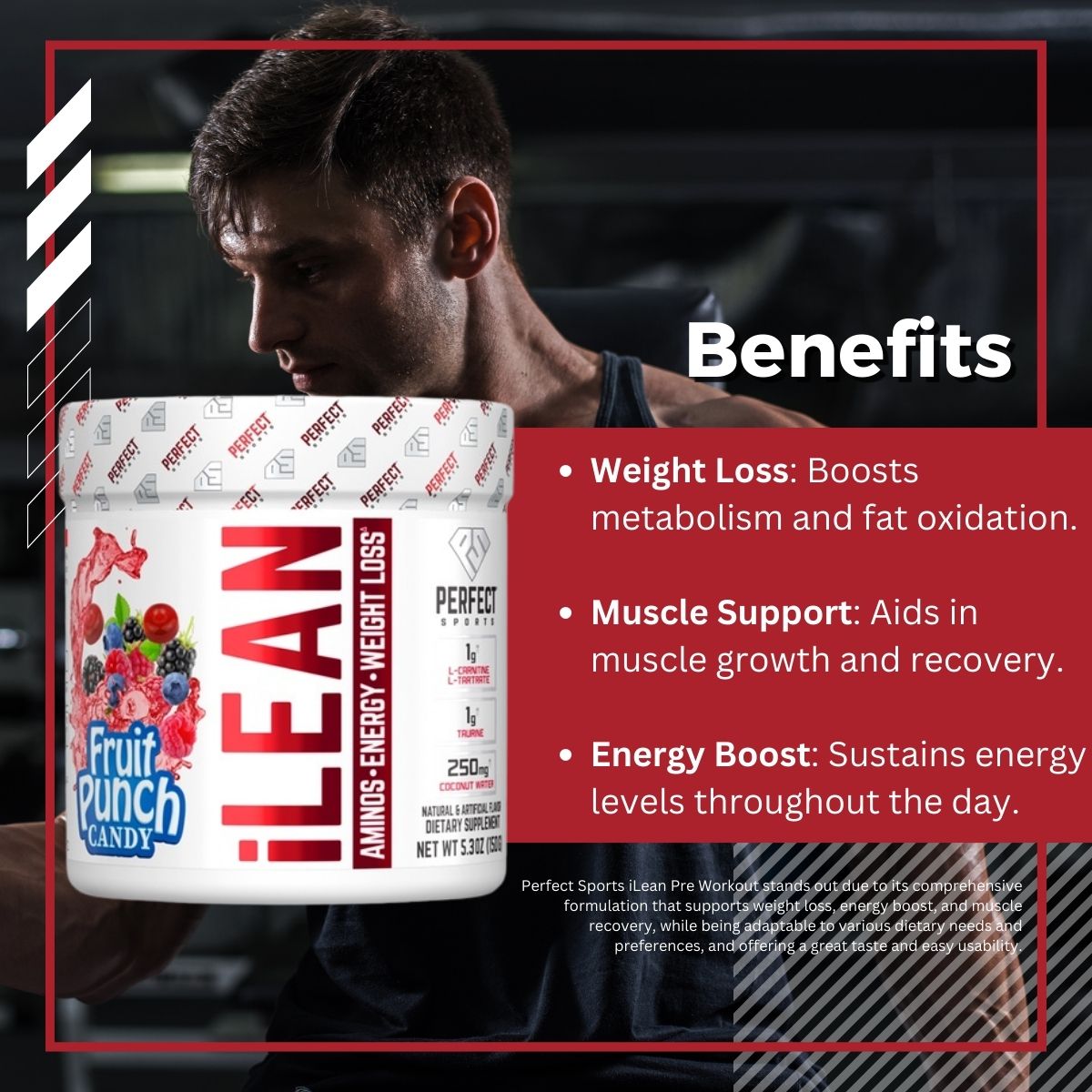 Perfect Sports, iLean Pre Workout, 30 sers - Ultimate Sup Singapore