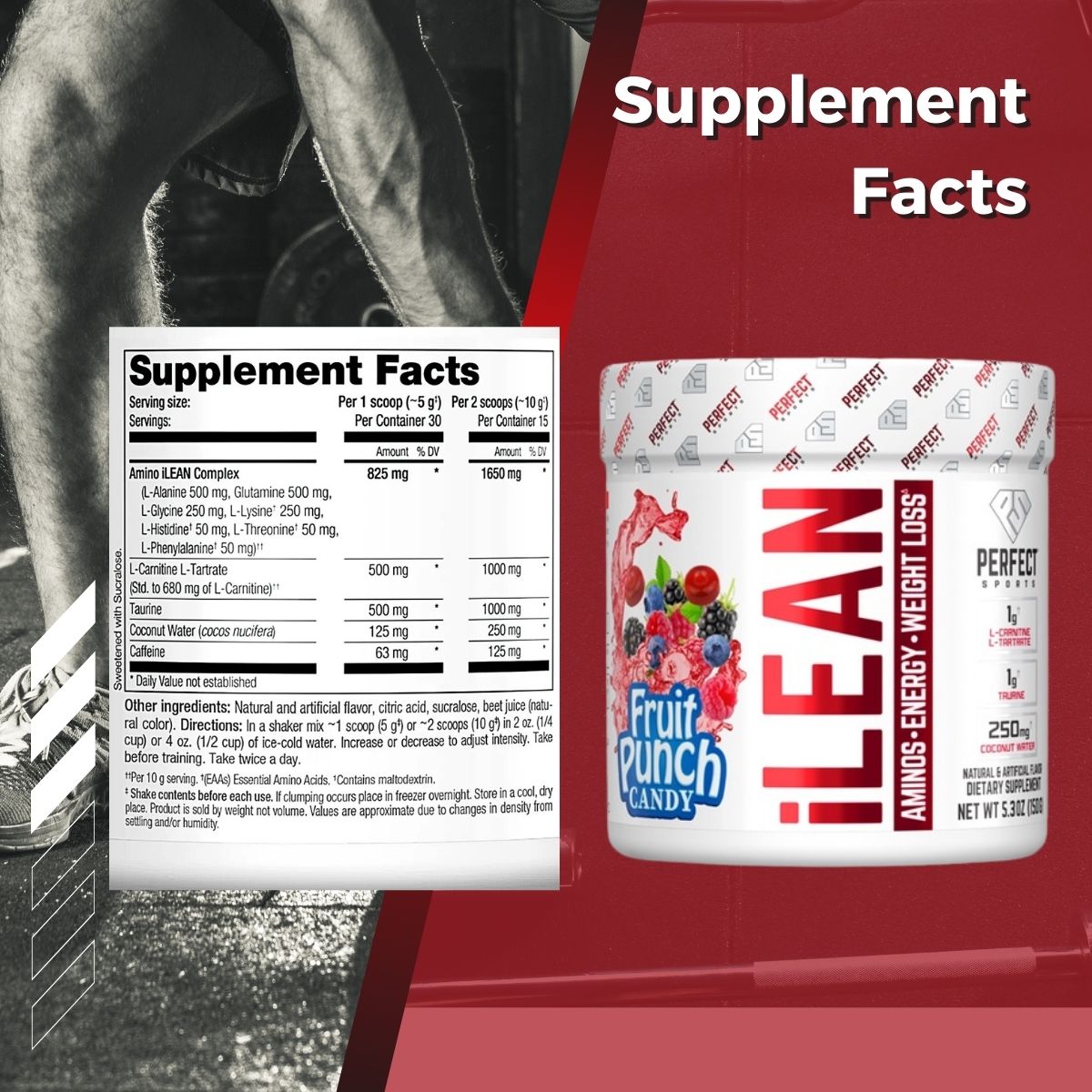 Perfect Sports, iLean Pre Workout, 30 sers - Ultimate Sup Singapore