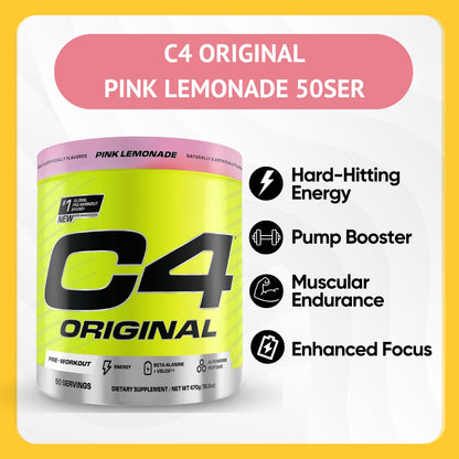 Cellucor, C4 Original Explosive Powder, 30-50 Sers