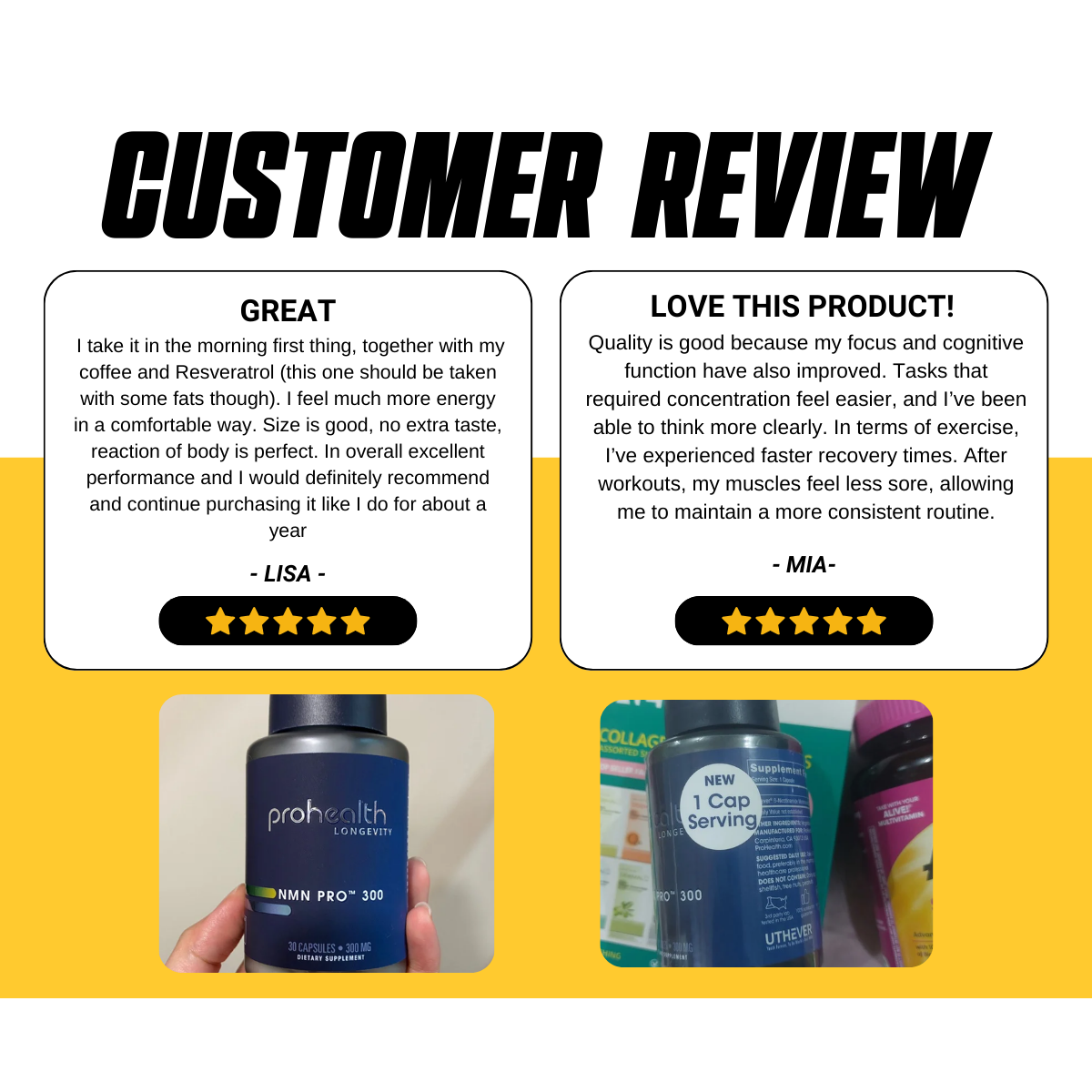ProHealth Longevity, NMN Pro 300 - Anti-Aging Effects, Longevity Support, 150 mg, 60 Caps - Ultimate Sup Singapore