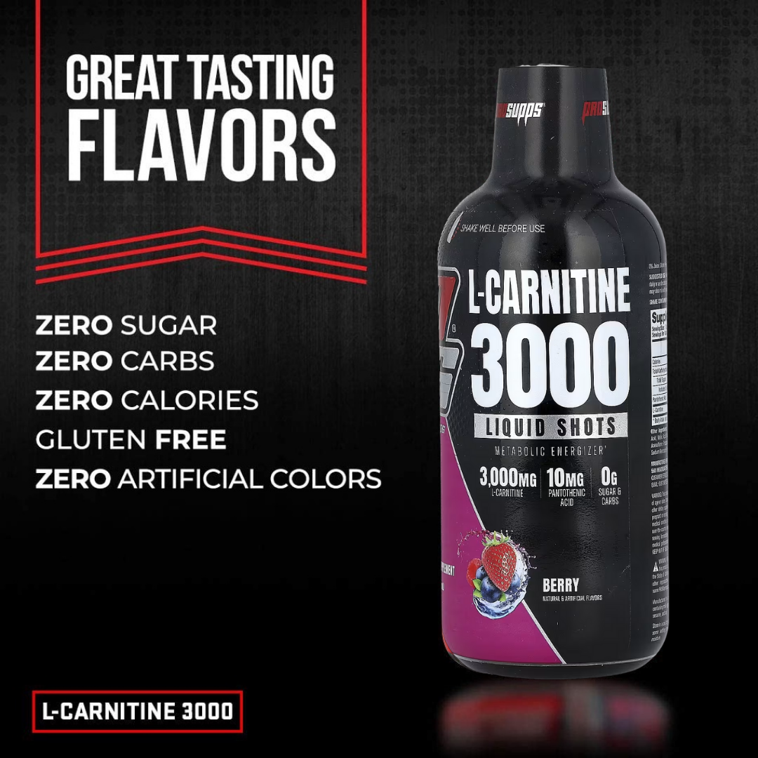 ProSupps, L Carnitine 3000 Liquid Shots, 16 fl oz - Ultimate Sup Singapore