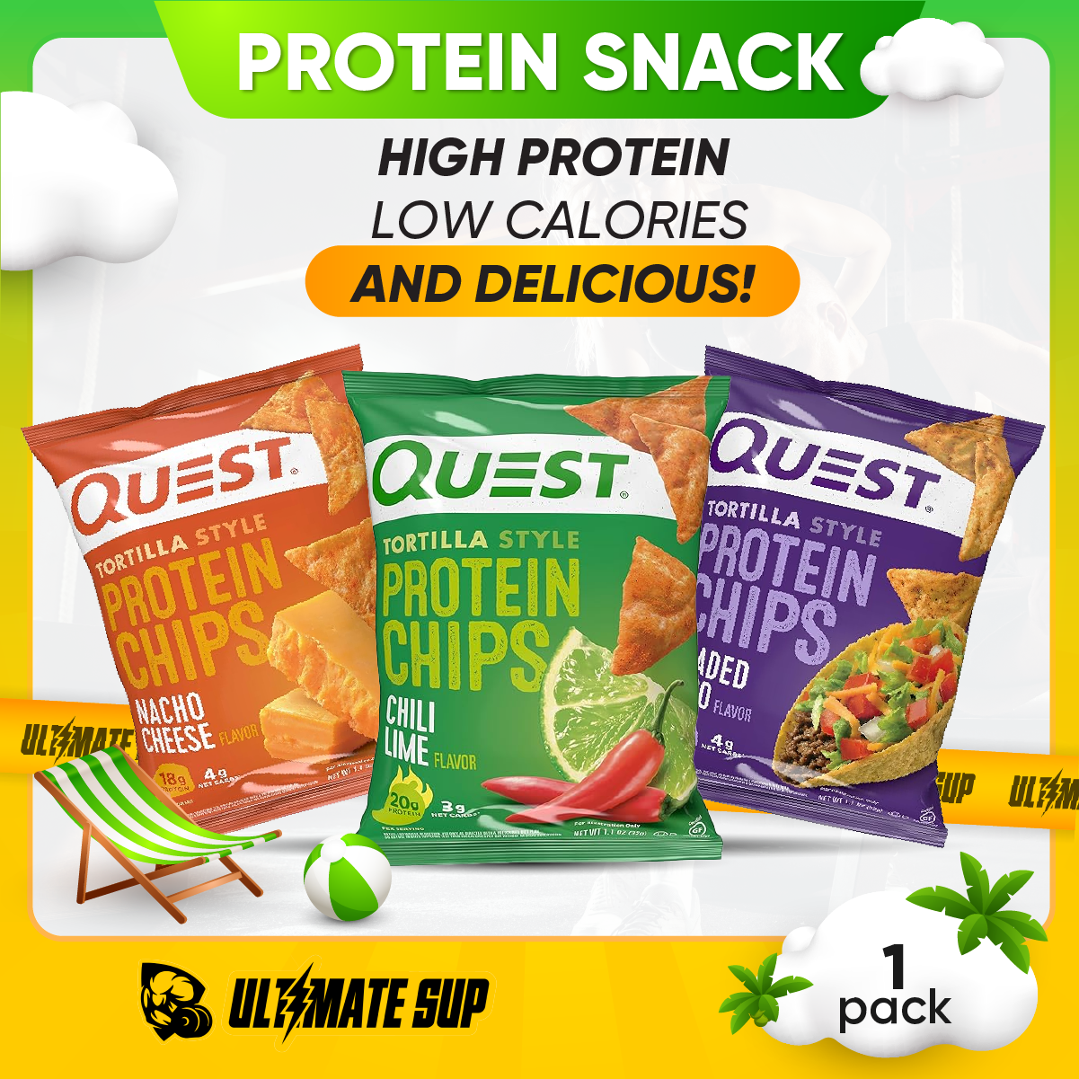 Protein Snack | Various Brands and Assorted Flavors | 1 pack - Ultimate Sup Singapore