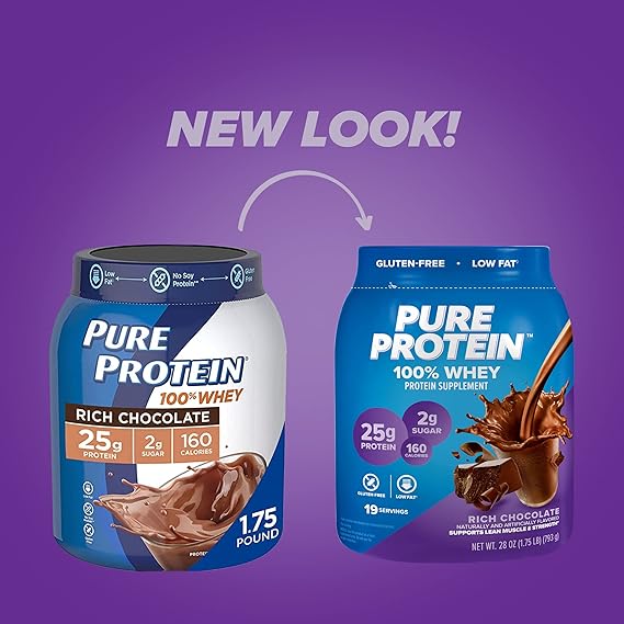 Pure Protein Shake, 30g Protein, Support Muscle, Vitamins, Keto Friendly, Various Flavors, 3-12 packs - Ultimate Sup Singapore