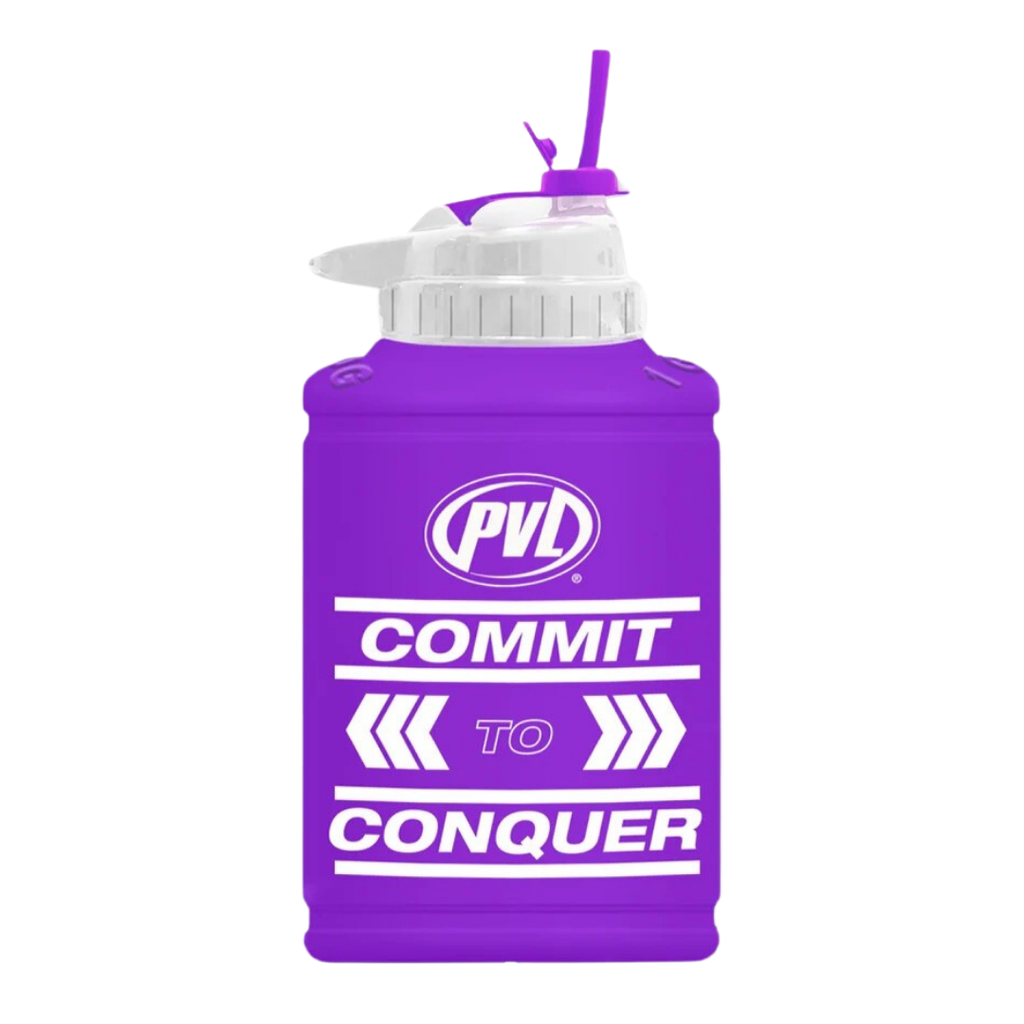 PVL Power Jug Flip-N-Sip Water Bottle Purple