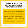 MET-Rx Big 100 Protein Bars, Meal Replacement, 3-9 bars - Ultimate Sup Singapore