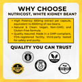 Nutricost, White Kidney Bean, 6500 mg, 120 Capsules - Ultimate Sup Singapore