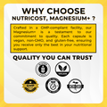 Nutricost, Magnesium+, Extra-Strength, Enhance Health Overall, Support Sleep, Nerve & Muscle Health, 420 mg, 240 Caps - Ultimate Sup Singapore