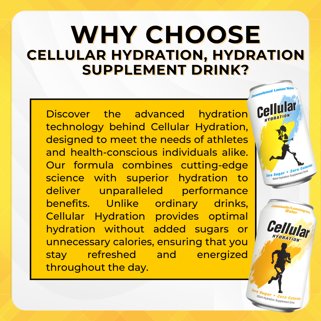 Cellular Hydration, Hydration Supplement Drink, 3-12 pack - Ultimate Sup Singapore