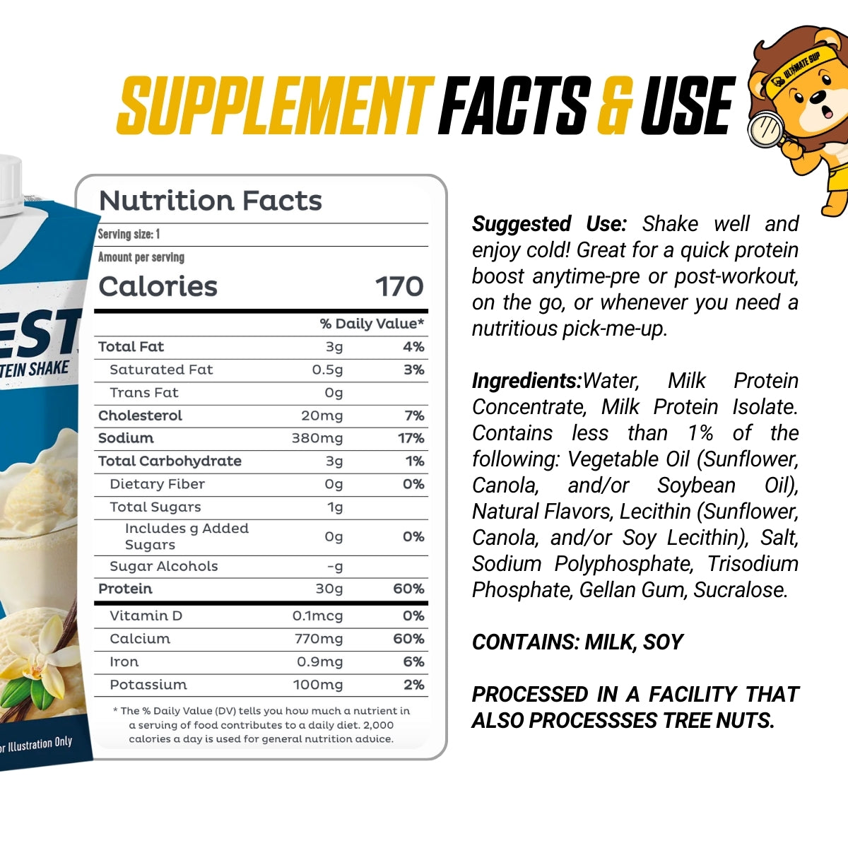Quest Protein Shake, Ready to Drink, High Protein, Low Carb, Gluten Free, Keto Friendly, 4 Count, 325ml - Ultimate Sup Singapore