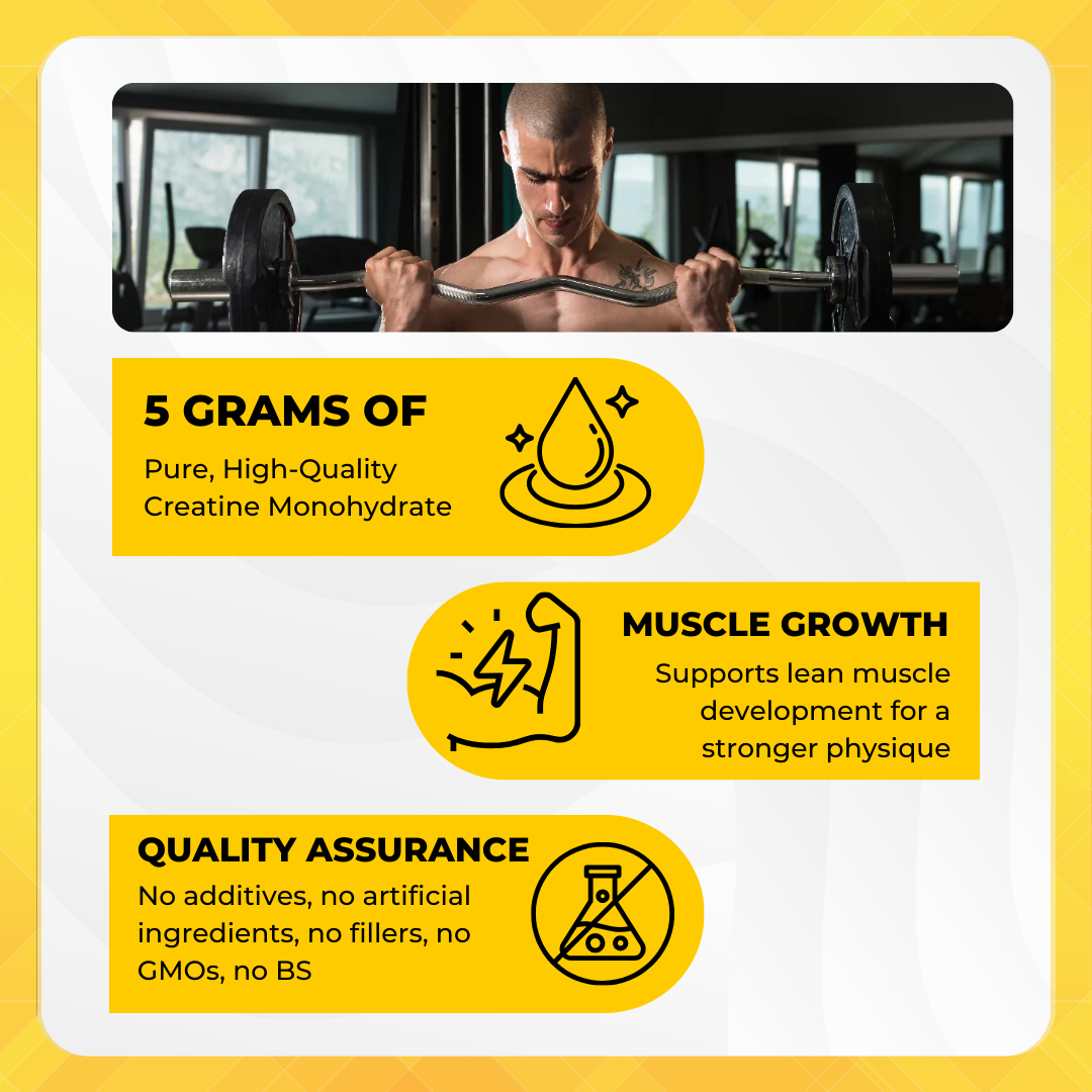 RAW Nutrition Creatine Monohydrate Powder, Build Muscle & Strength, Support Recovery, Unflavored, 30-100 Servings - Ultimate Sup Singapore