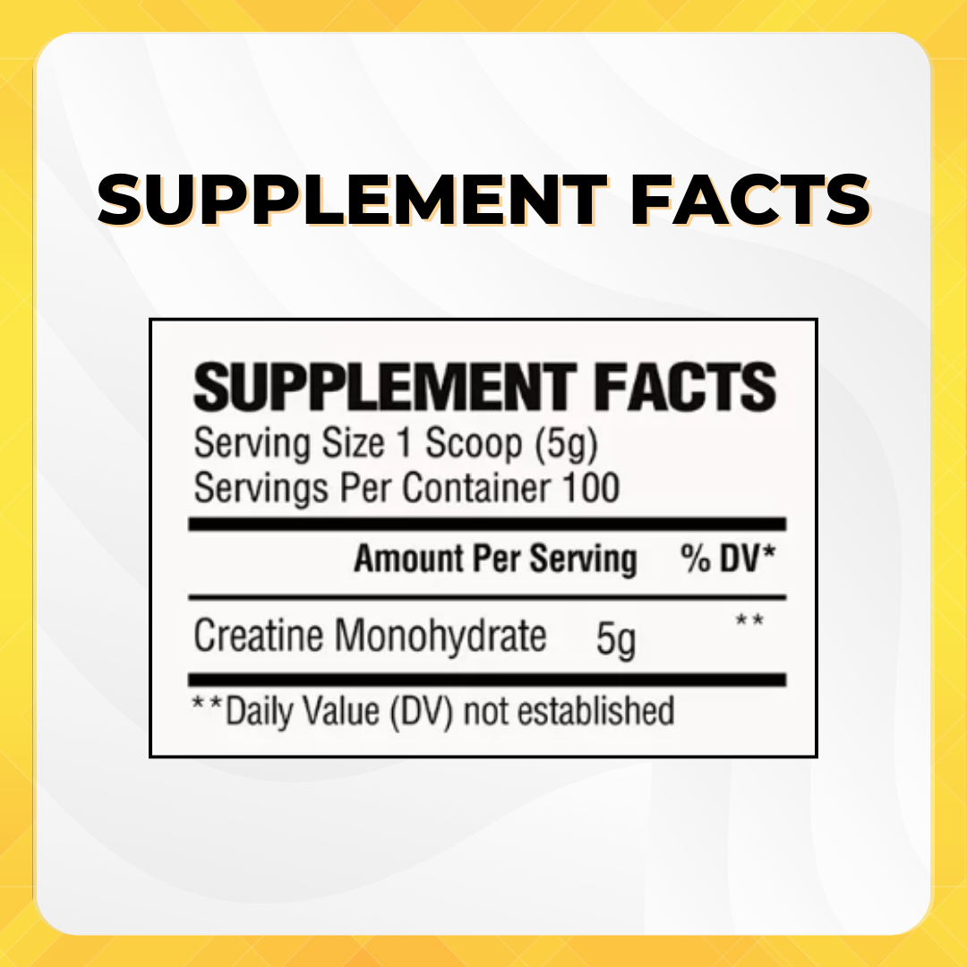 RAW Nutrition Creatine Monohydrate Powder, Build Muscle & Strength, Support Recovery, Unflavored, 30-100 Servings - Ultimate Sup Singapore